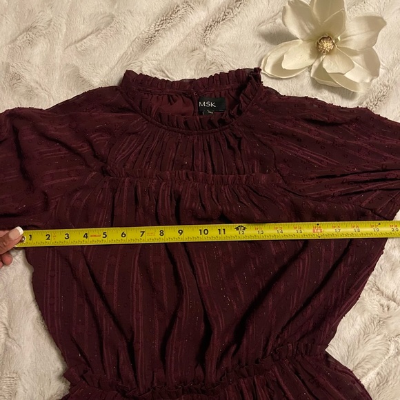 HP💖 MSK Tiered Ruffle Dress - Picture 7 of 10